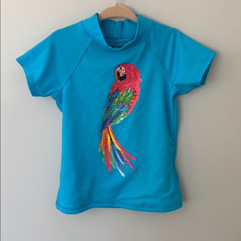 LANDS’ END girls rashguard